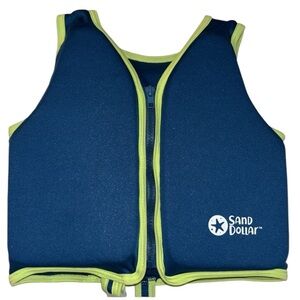 Sand Dollar Swim Trainer Vest with Adjustable Safety Strap 4-6 Years, Max 50 lbs